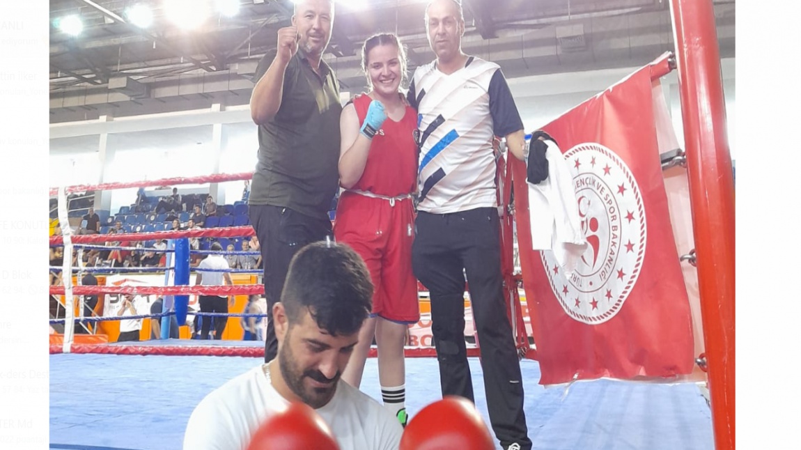 Yıldız Bayanlar Türkiye Şampiyonasında, Öğrencimiz Liva Camgöz Yarı Finalde.....